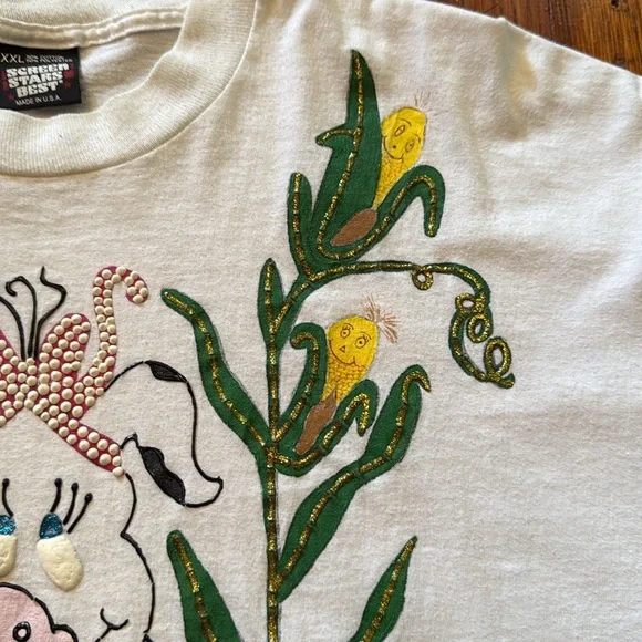 1987 Custom Cow Single Stitch Vintage T-Shirt - Picture 5 of 9